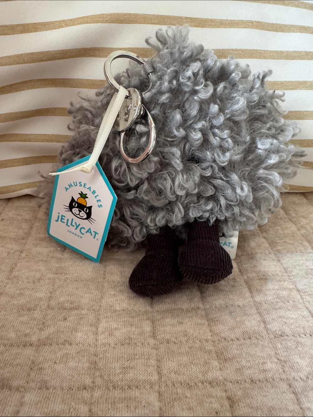 Jellycat Amuseables Storm Cloud Bag Charm